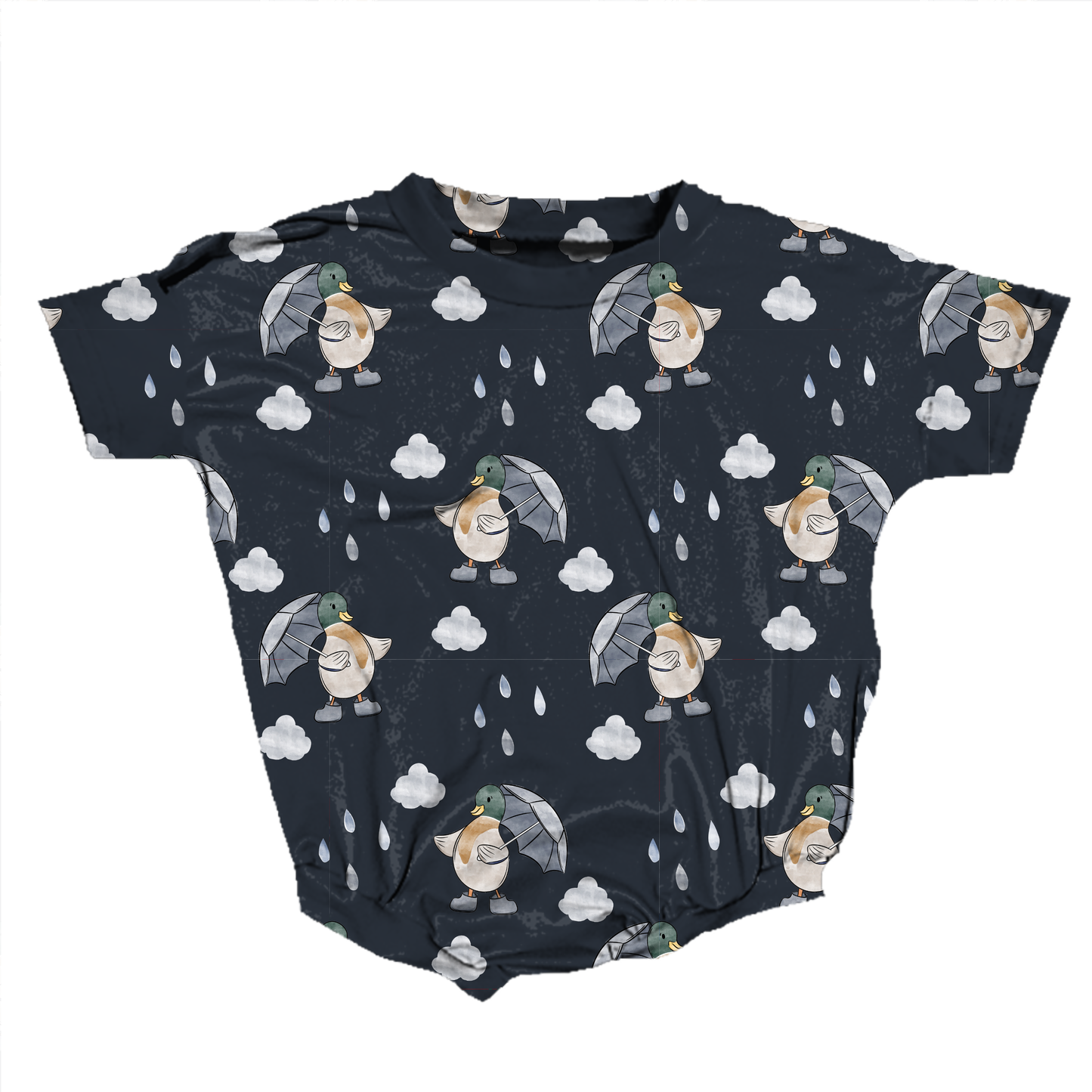 Rainy Day Waddles Medically Adaptable Romper *RTS*