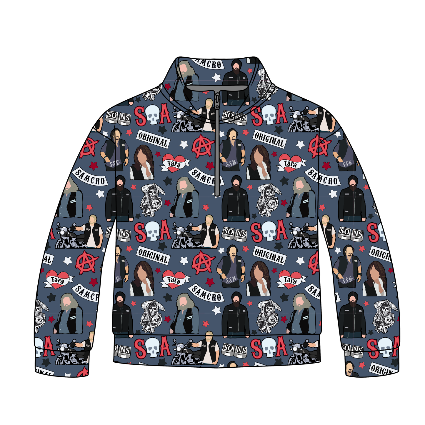 Born to Ride Quarter Zip-Up *RTS*