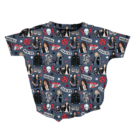 Born to Ride Medically Adaptable Romper *RTS*
