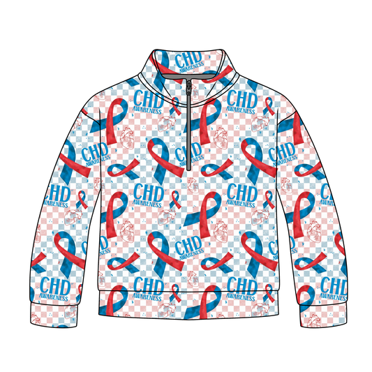 CHD Awareness Quarter Zip-Up *RTS*