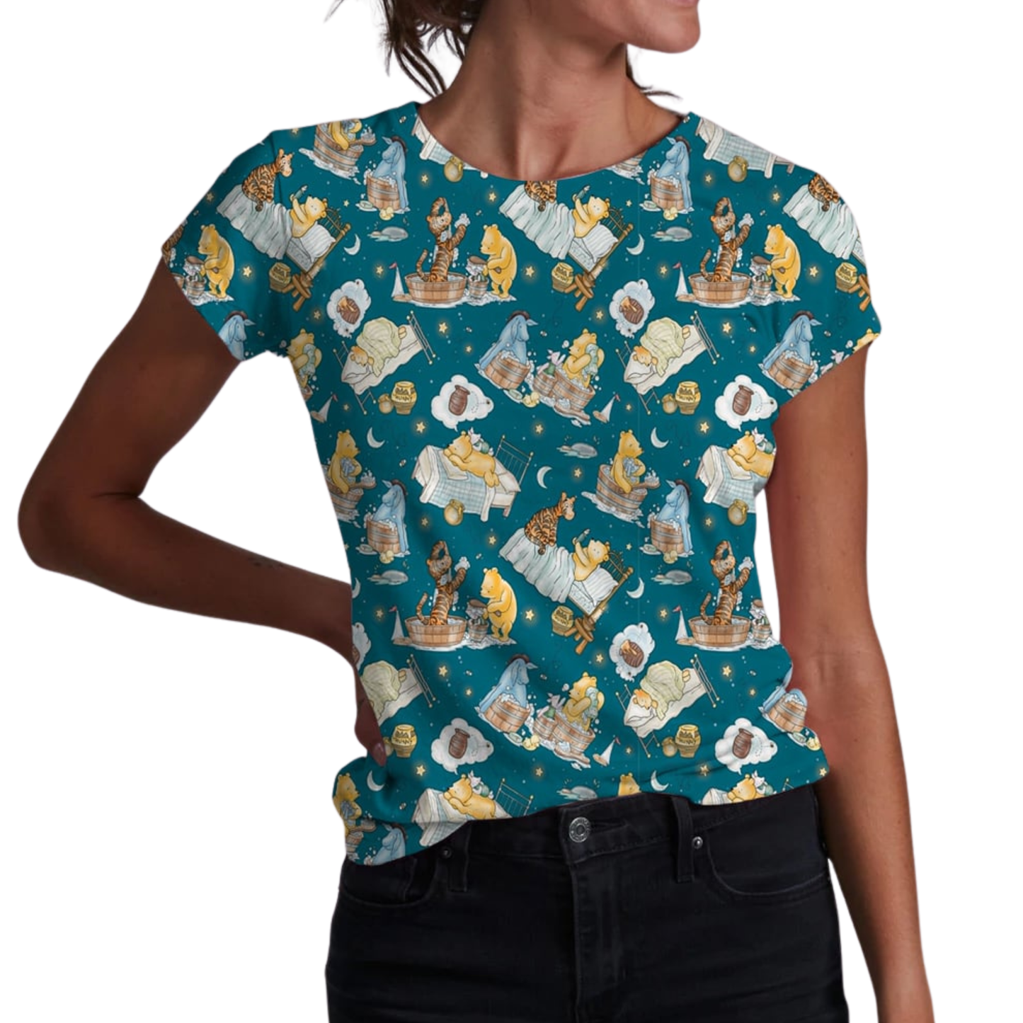 Dreamy Bear Nights Adult Women's T-shirt *RTS*