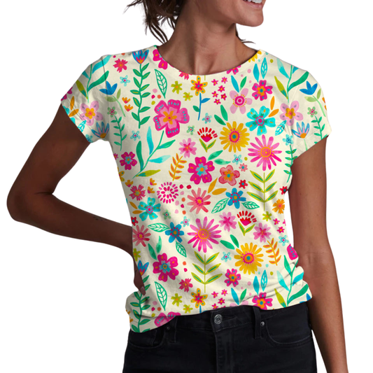 Fresh Picked Florals Adult Women's T-shirt *RTS*