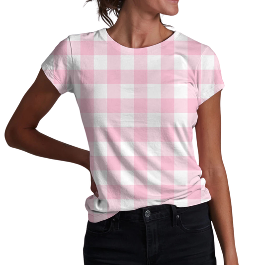 Gorgeous Gingham Adult Women's T-shirt *RTS*