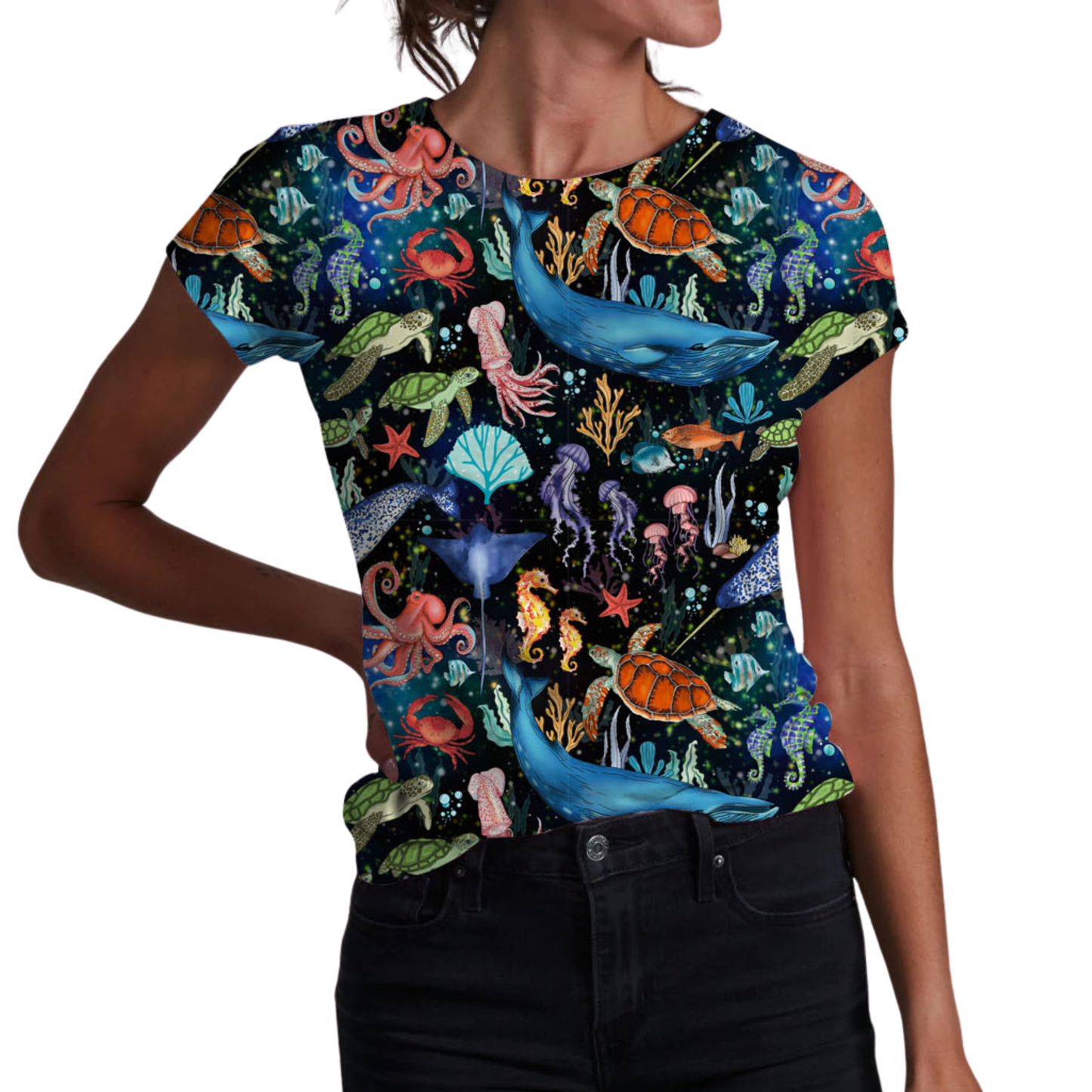 Deep Blue Darlings Adult Women's T-shirt *RTS*