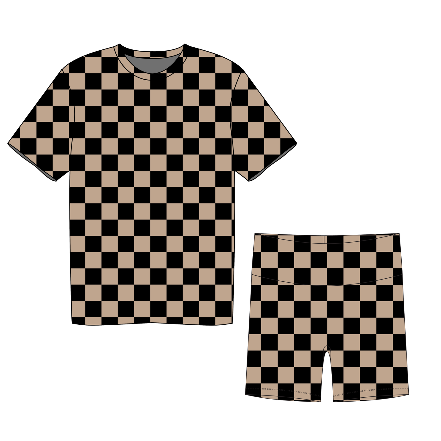 Check the Vibe Youth Girls Biker Short Set *RTS*