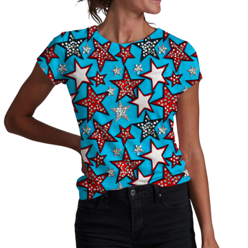 Star Spangled Sparkles Adult Women's T-shirt **PreOrder**