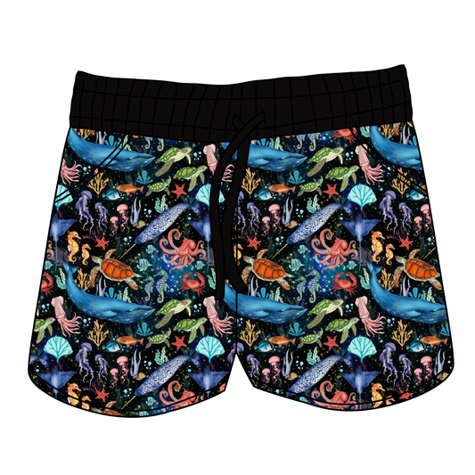 Deep Blue Darlings Women's Shorts *RTS*