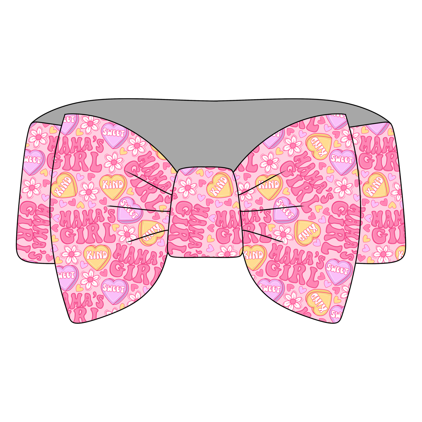 Mamas Girl  Bamboo Bow Headband *RTS*