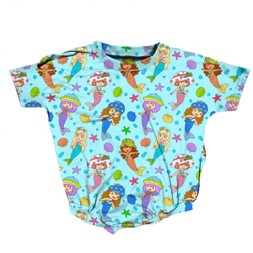 Berry Sweet Mermaids Romper **Preorder**
