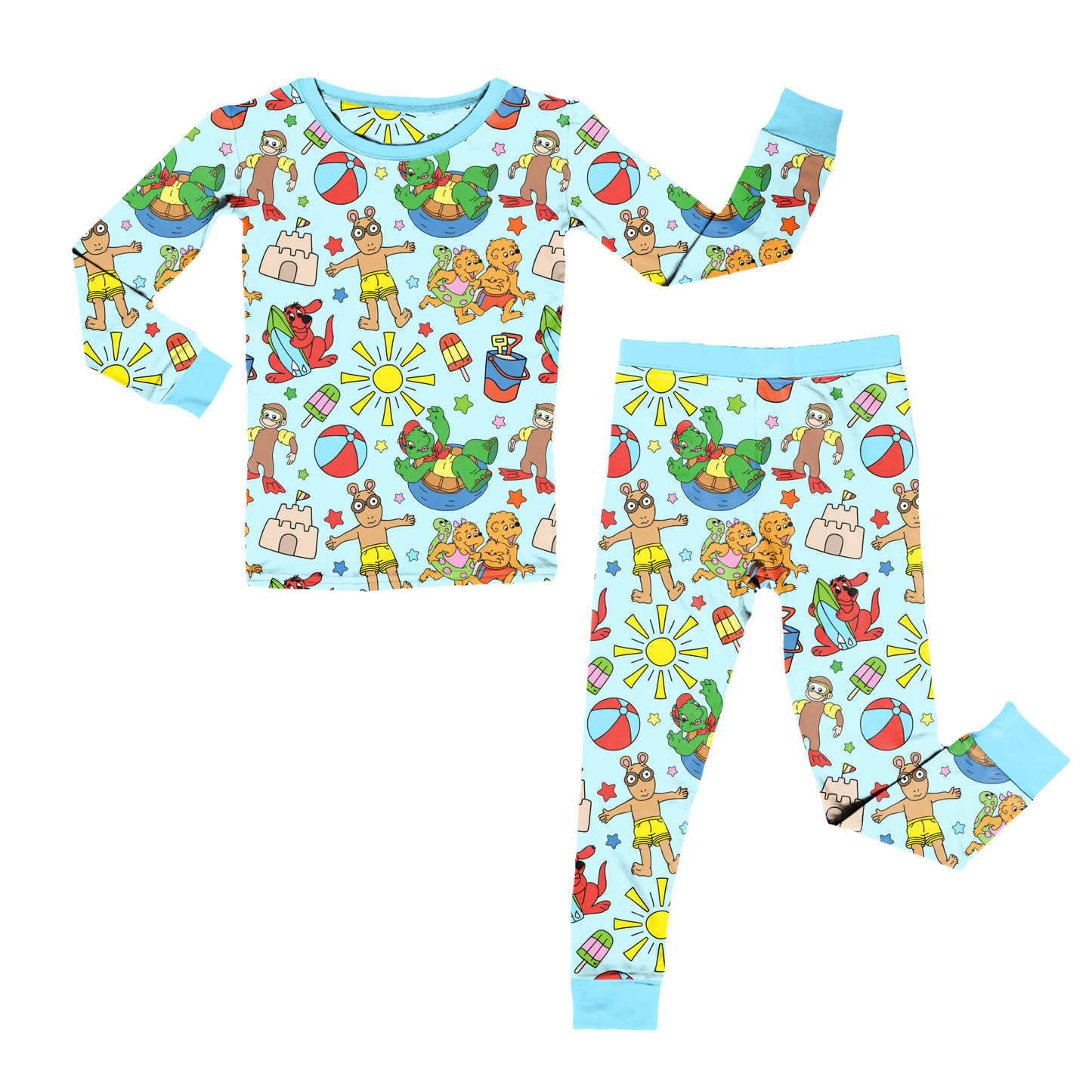 Summer Storybook Friends Youth Pant Set *RTS*