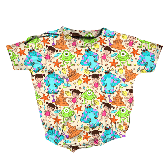 Monster Beach Bash Romper *RTS*