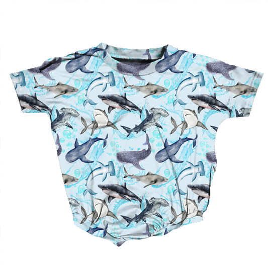 Sharks of the Blue Romper *RTS*