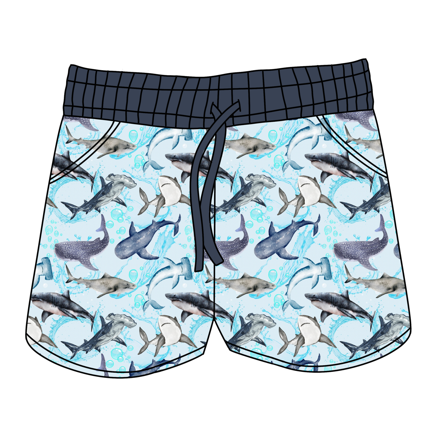 Sharks of the Blue Women's Shorts *RTS*