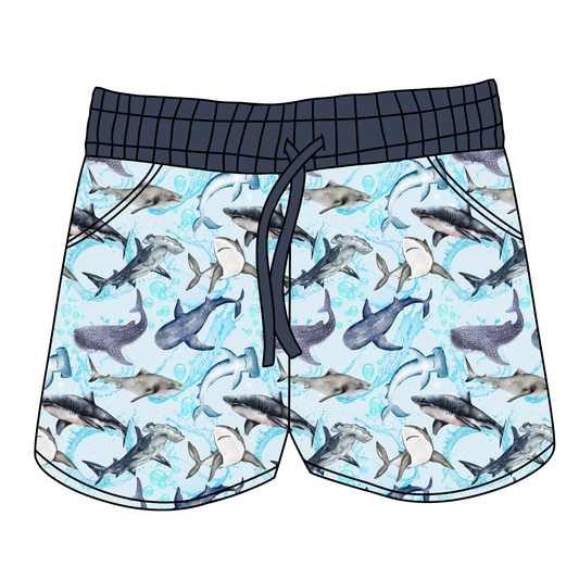 Sharks of the Blue Women's Shorts *RTS*
