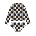 Checkered Magic 2-piece Rashguard Swimwear *RTS*