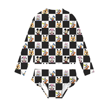 Checkered Magic 2-piece Rashguard Swimwear **PreOrder**