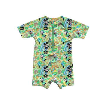 Boardwalk Buddies Rashguard Boys One-Peice Swimwear **PreOrder**