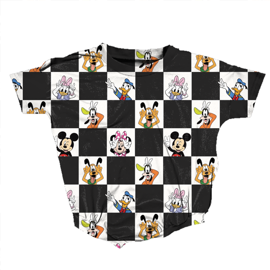 Checkered Magic Medically Adaptable Romper *RTS*