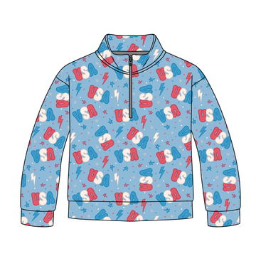 USA All Day Quarter Zip-Up **PreOrder**