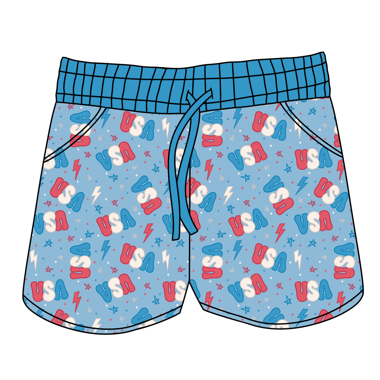 USA All Day Women's Shorts *RTS*