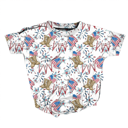 Liberty Boots Romper *RTS*