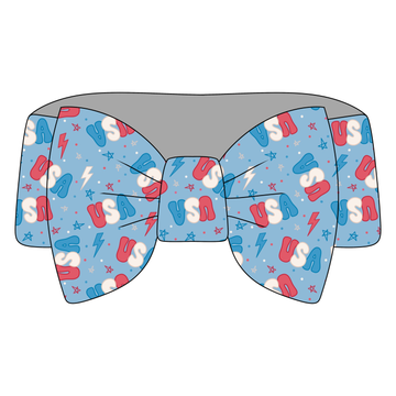 USA All Day Bamboo Bow Headband **PreOrder**