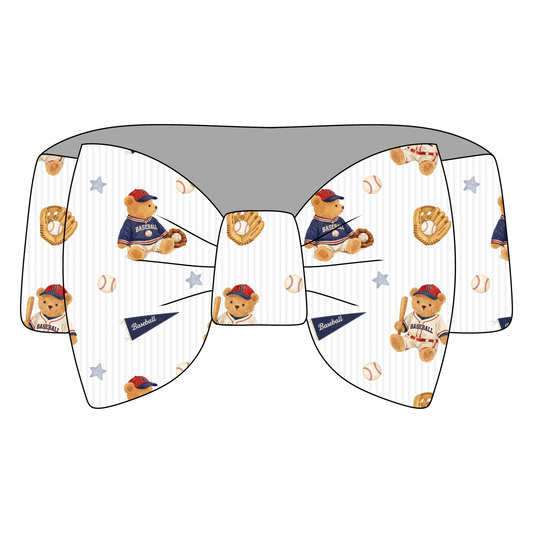 Ballpark Buddies Bamboo Bow Headband *RTS*