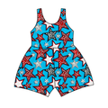 Star Spangled Sparkle Tank Top/Shorts Jumpsuit *RTS*
