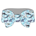 Sharks of the Blue Bamboo Bow Headband *RTS*