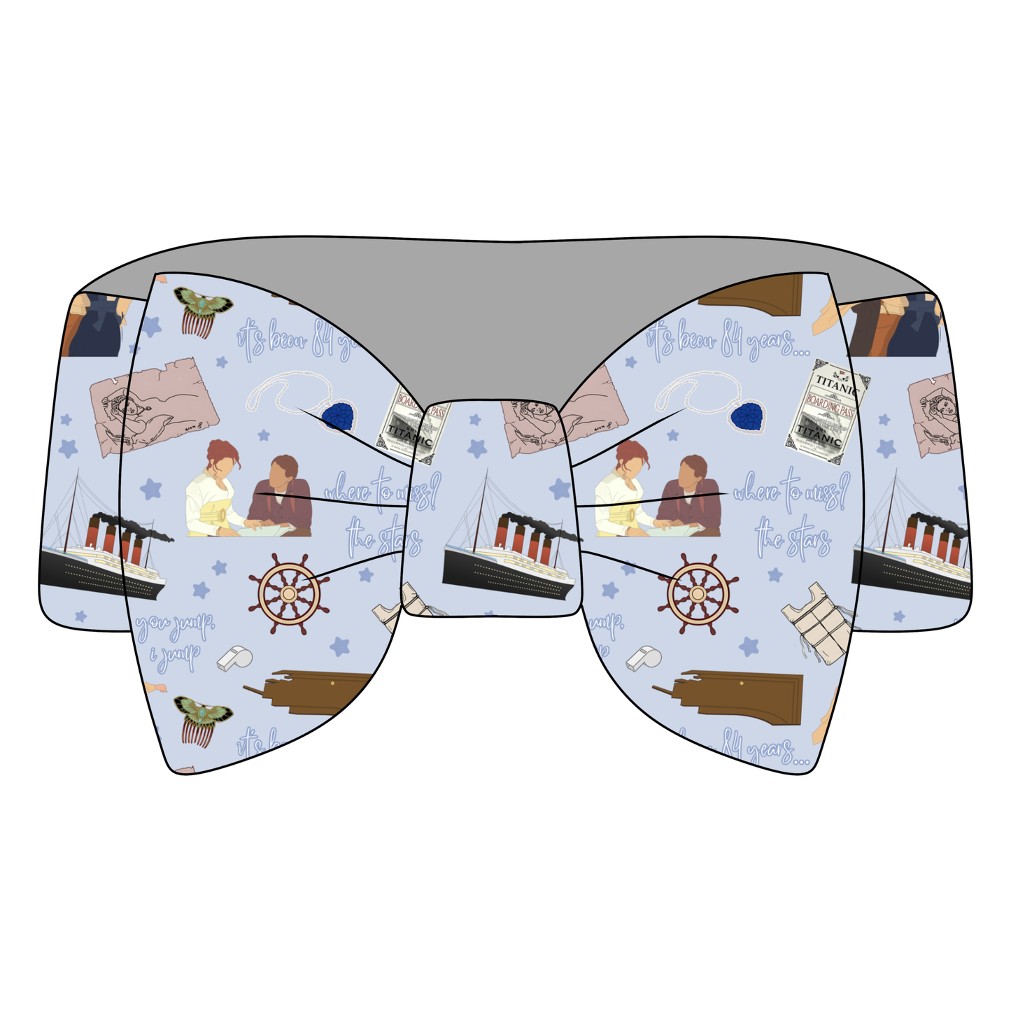 Unsinkable Love Bamboo Bow Headband *RTS*