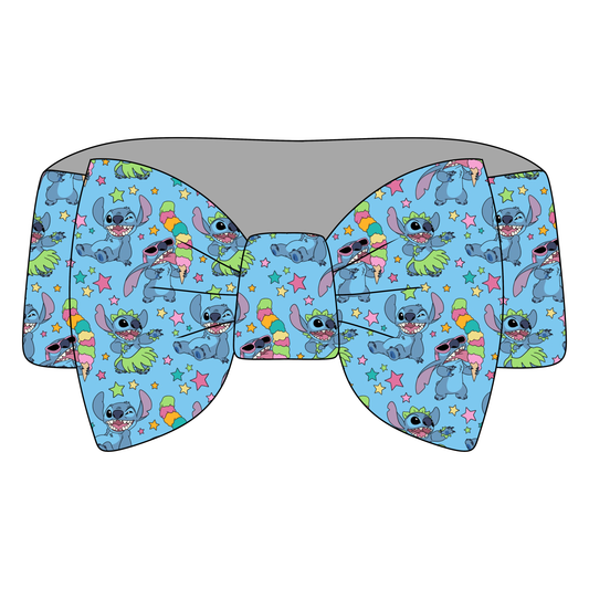 Ohana Summer Party Bamboo Bow Headband *RTS*