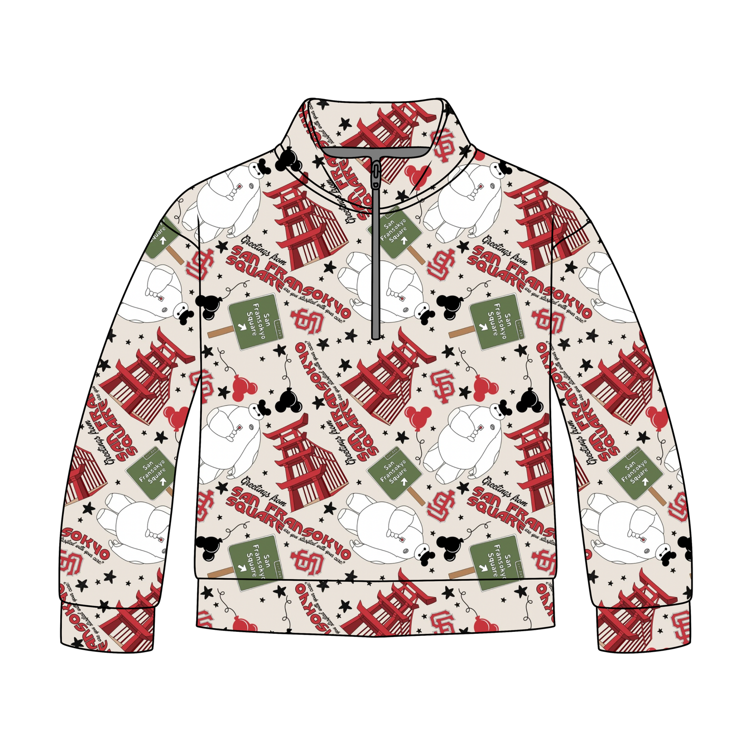 Adventure in Fransokyo Quarter Zip-Up *RTS*