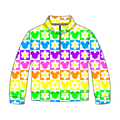 Retro Rainbow Mouse Quarter Zip-Up *RTS*