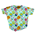 Silly Snack Time Medically Adaptable Romper *RTS*