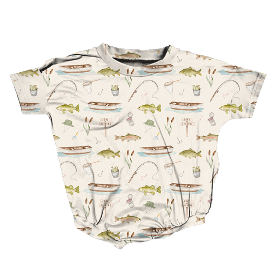 Gone Fishing Romper *RTS*