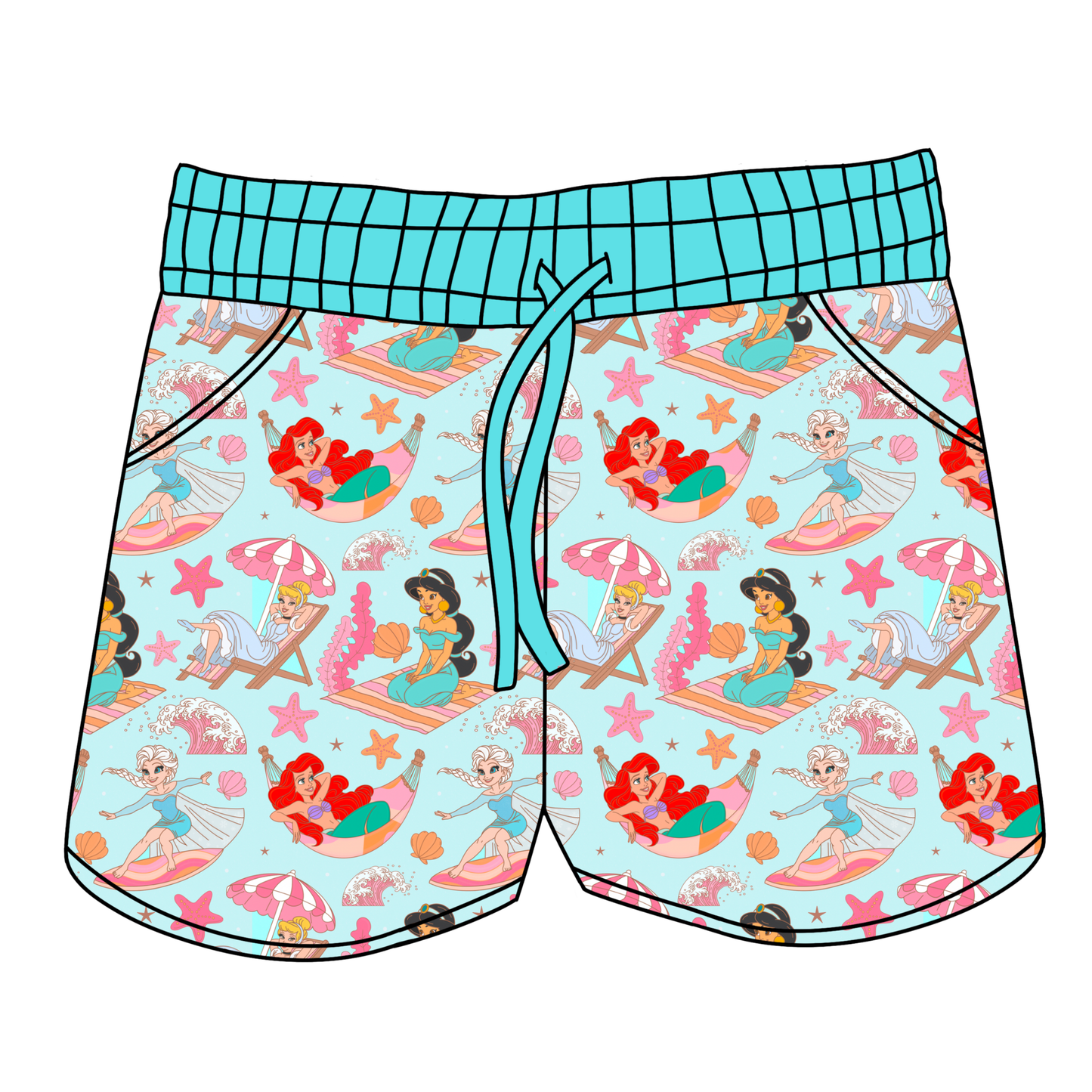 Seaside Princess Party Women's Shorts *RTS*