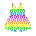 Retro Rainbow Mouse Jumpsuit *RTS*
