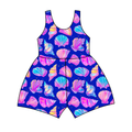 Neon Seashell Sparkle Jumpsuit *RTS*