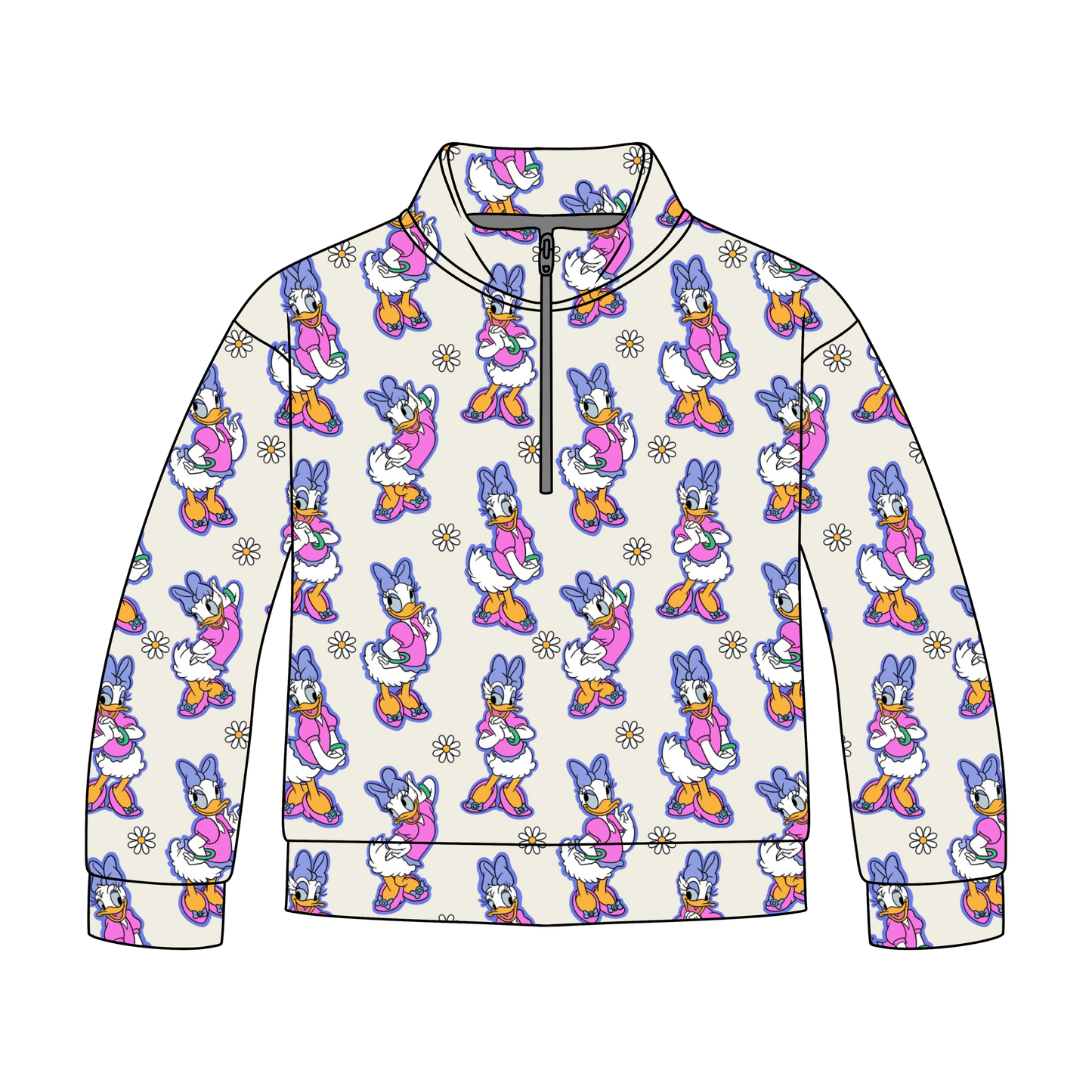 Daisy Delight Quarter Zip-Up *RTS*