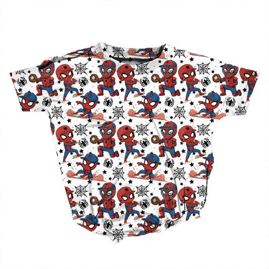 Friendly Neighborhood Slugger Romper *RTS*
