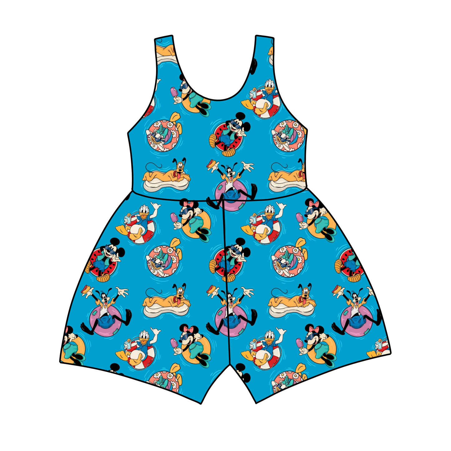 Pool Day Pals Jumpsuit *RTS*