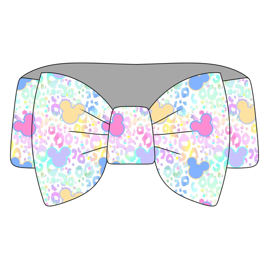 Pastel Mouse Magic Bamboo Bow Headband *RTS*
