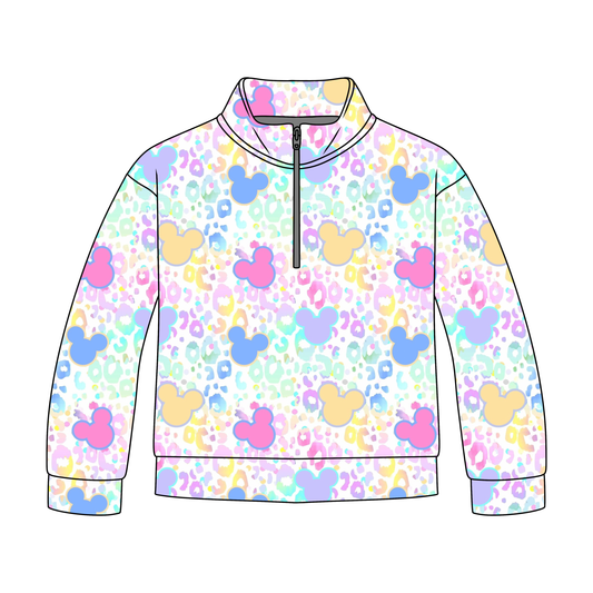Pastel Mouse Magic Quarter Zip-Up *RTS*
