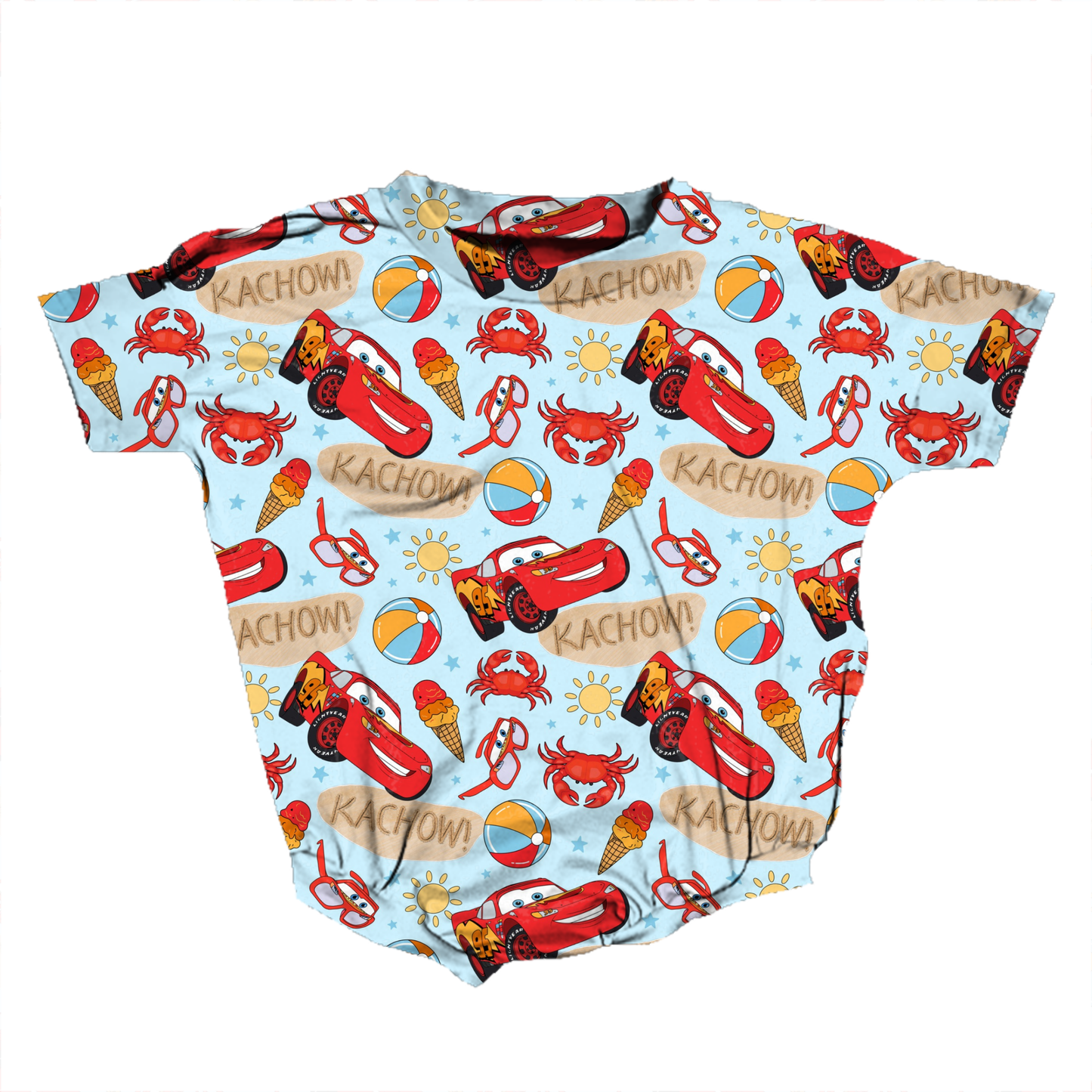 Sunny Speedster Romper *RTS*