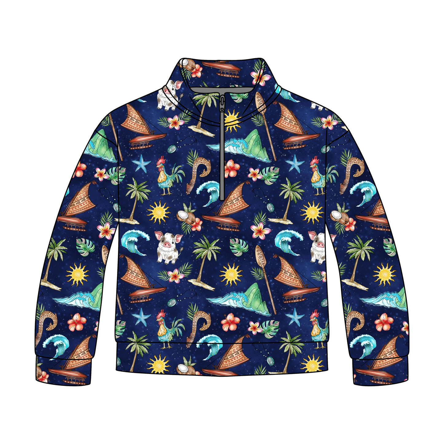 Island Adventures Quarter Zip-Up *RTS*
