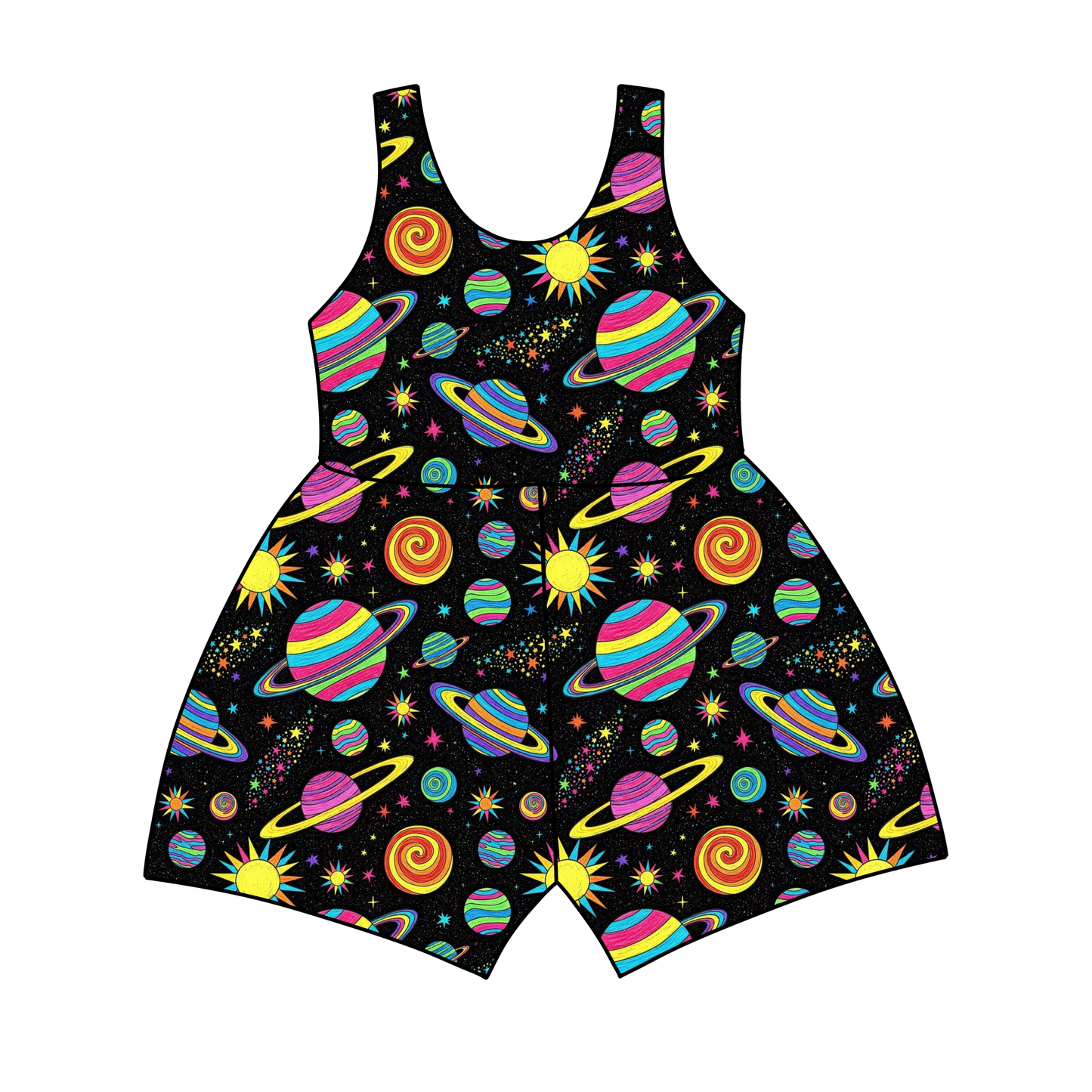 Neon Galaxy Jumpsuit *RTS*