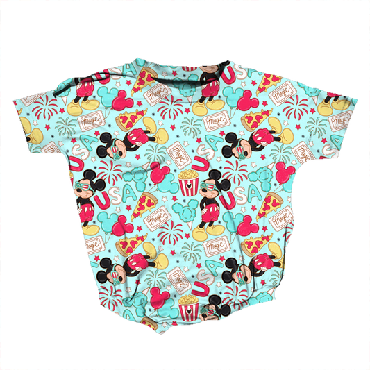 USA Mouse Party Romper *RTS*