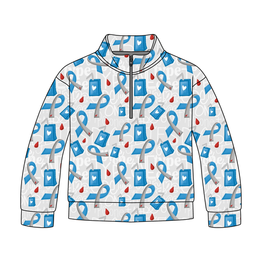 Type 1 Diabetes Awareness Quarter Zip-Up *RTS*