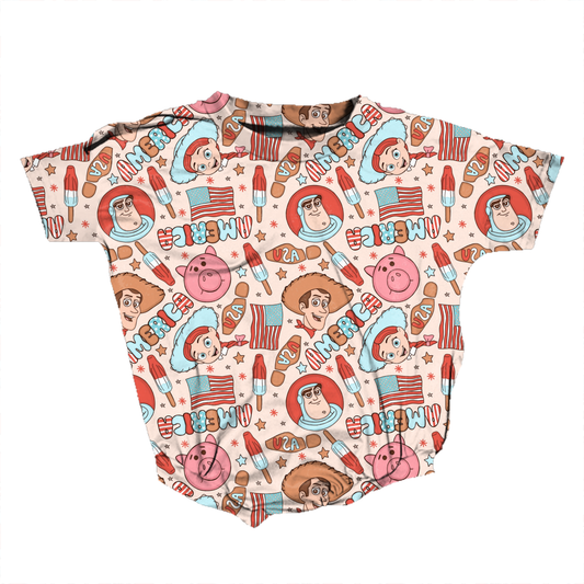 Patriotic Play Pals Romper *RTS*