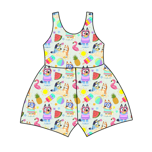 Sunny Heeler Paradise Jumpsuit *RTS*